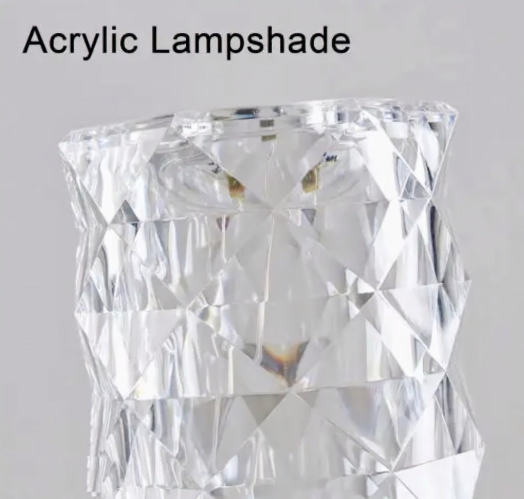 Sparkplug Rose Crystall Night Light Table lamp multicolor