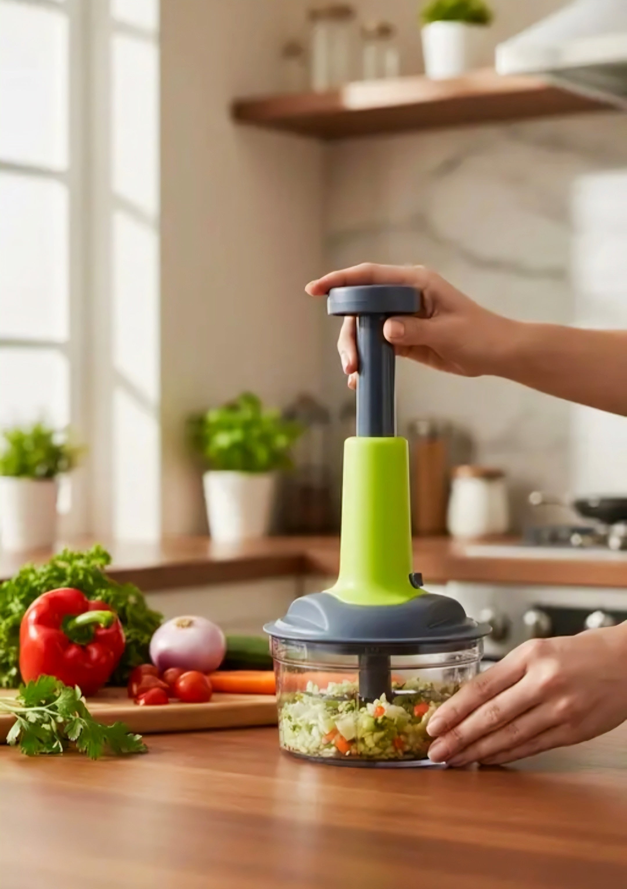 Indigo 650ml Chopper Manual Chopper