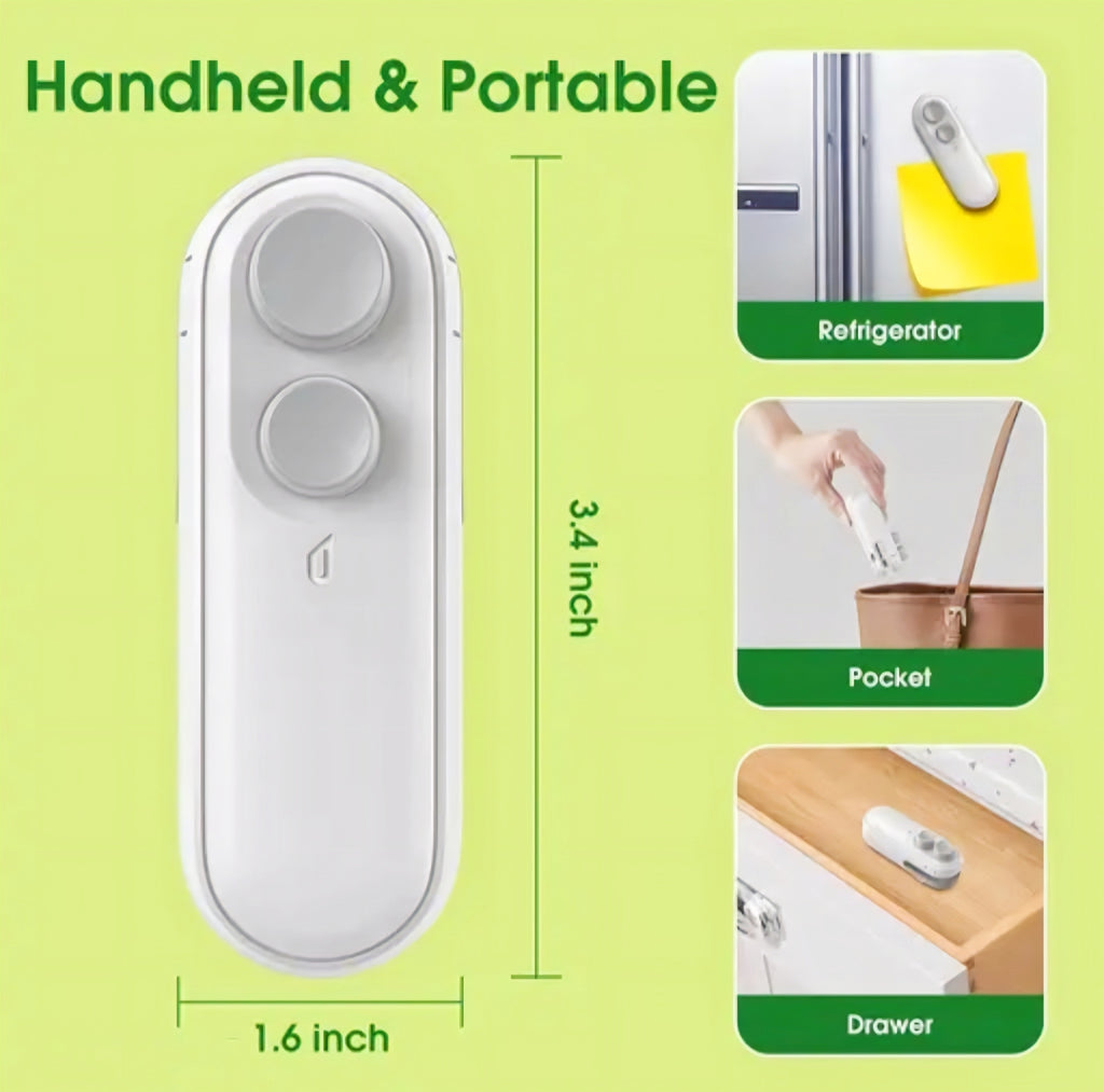 USB Rechargeable 2 in 1 Heat Sealing vacuum sealing machine Portable