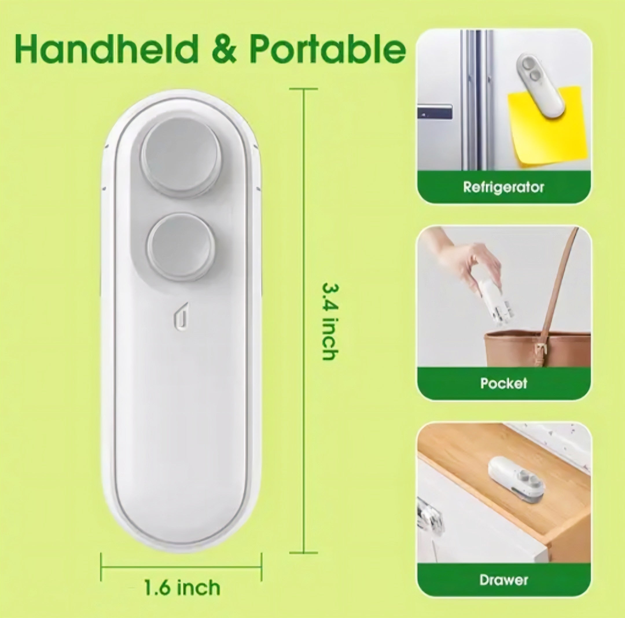 USB Rechargeable 2 in 1 Heat Sealing vacuum sealing machine Portable