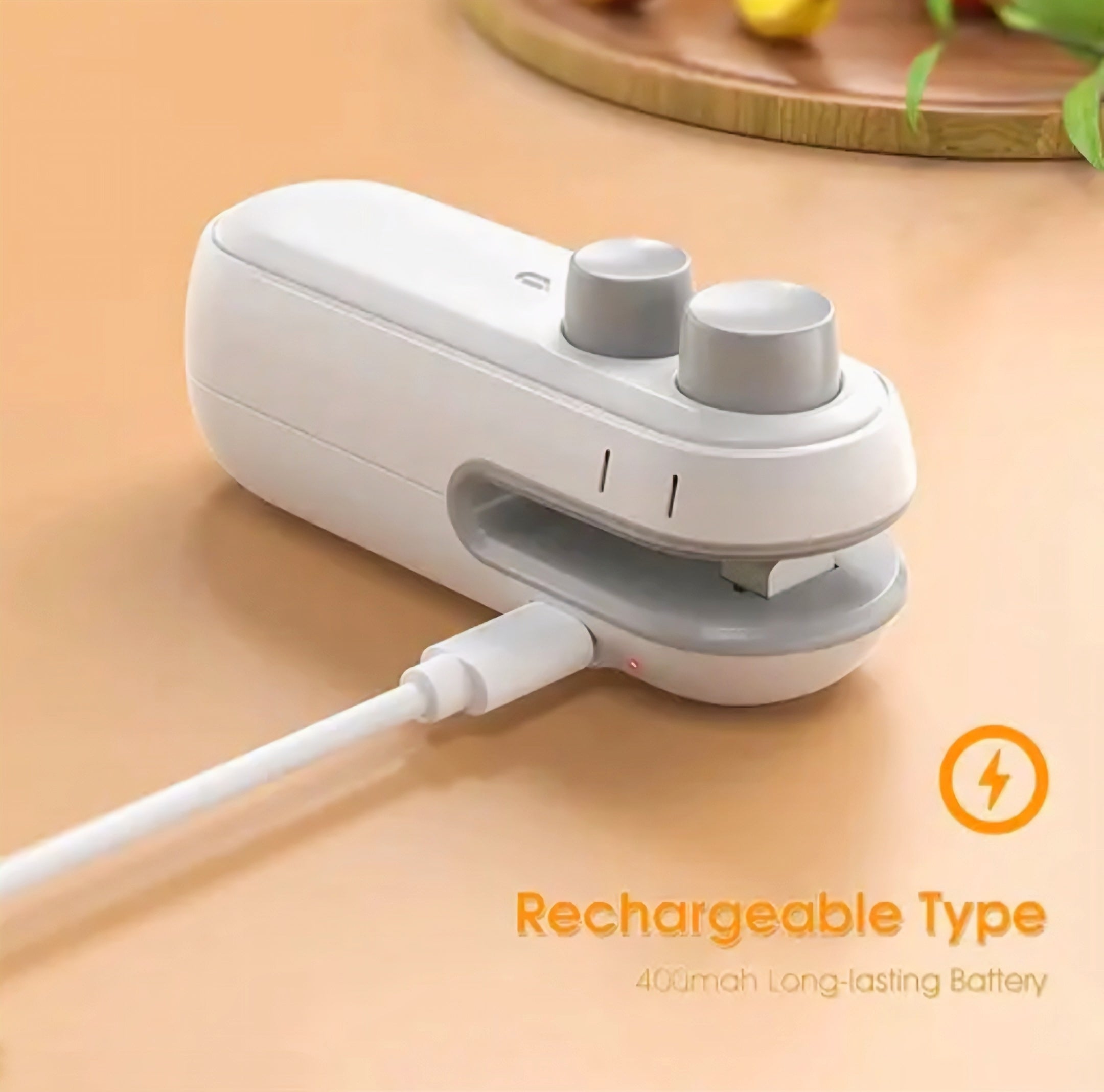 USB Rechargeable 2 in 1 Heat Sealing vacuum sealing machine Portable